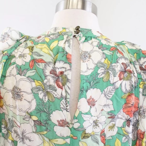 Maeve Gramercy Floral Flutter Sleeve Top - Picture 8 of 9